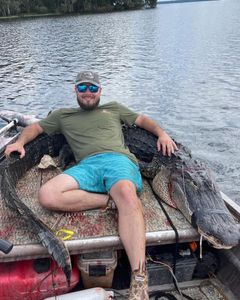 A person hunting in Crescent City
