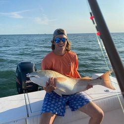 Fisherman with a 30-inch catch in Cape Charles