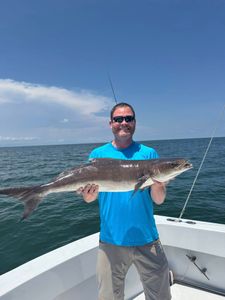 Avid angler fishing in VA