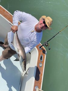 Angler fishing in Cape Charles