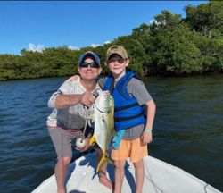 Crevalle Jack caught by two people fishing in FL
