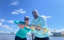 Snook fish caught in FL while fishing