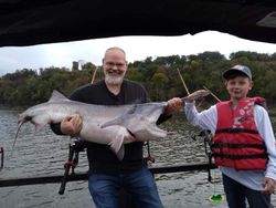 Passionate anglers at the beautiful OK location