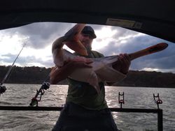 Angler fishing in Wagoner