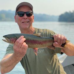 Rainbow trout caught at Napa