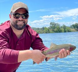 A single rainbow trout caught in CA