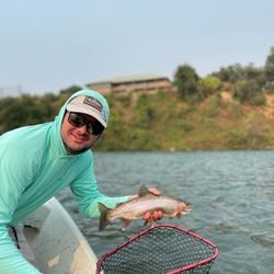 Rainbow trout caught in CA fishing