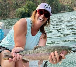 A rainbow trout fish caught in Napa