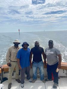 Four anglers fishing in Mississippi