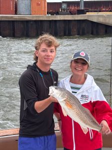 Two people fishing in Gulfport