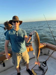 Two people fishing with fishing gear in Gulfport