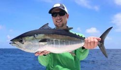 Blackfin tuna caught while fishing in FL