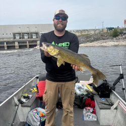 Angler fishing at Fort Atkinson