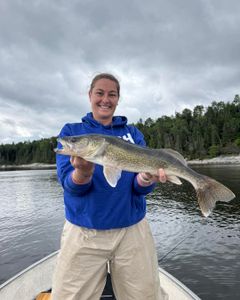 Walleye caught while fishing in Wisconsin