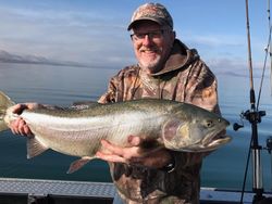 nice trophy trout in Pyramid Lake