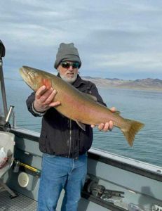 Angler with one big fish in CA