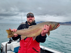 Great catch today! Perfect fishing weather with partly cloudy skies.