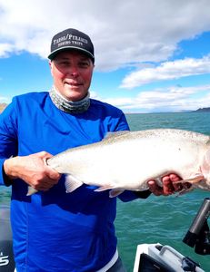 A person fishing for the best catch in CA