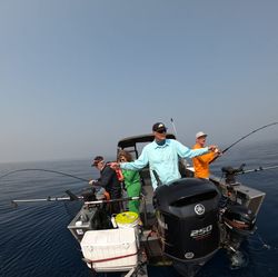 Three people fishing in Reno