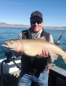 Fisherman catching 1 fish in CA