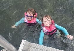 Two people enjoying a cruises, fishing, and tours experience in Homosassa