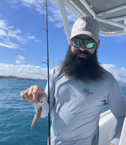 A lone angler fishing in San Juan