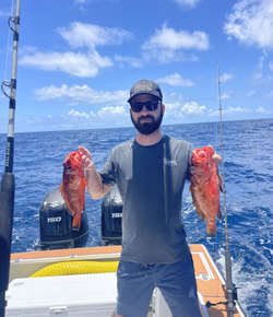 Successful fisherman catches two fish in San Juan