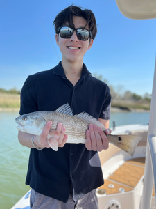 Caught my first one of the day!