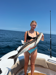 Nice cobia using deep sea jigging and trolling with light tackle!