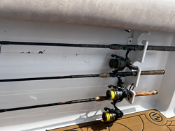 Rods rigged and ready for some exciting deep sea action off Savannah!