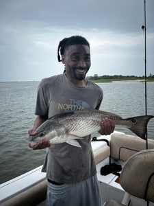 Nice redfish using deep sea jigging techniques!