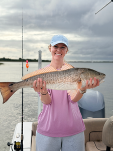 Nice redfish using light tackle in Savannah today!