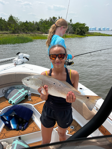 Nice redfish using deep sea jigging and trolling in clear conditions!