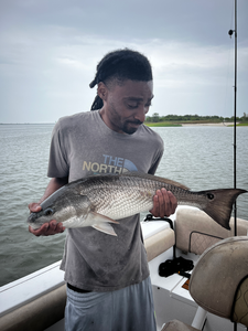 Nice redfish caught using deep sea jigging and trolling techniques!