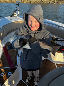 Reeling in a great day on the water.