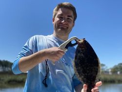 Summer Flounder caught while fishing in Savannah