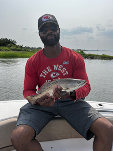 Nice speckled trout caught using light tackle in clear conditions!