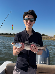 Tranquil day on the water, with a catch to show for it.