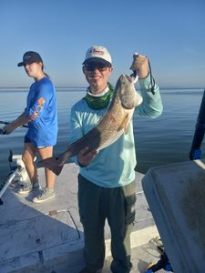 Two people fishing in Corpus Christi