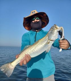 A person fishing in Texas