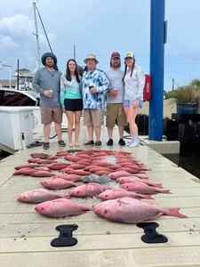 Two people fishing in Panama City Beach