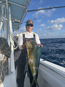 One angler enjoying a fishing trip in FL