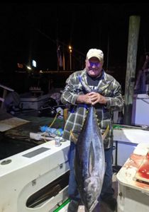 Blackfin Tuna fish caught by a person in NJ