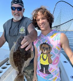Summer Flounder, 16-inch fish caught while fishing in Neptune City