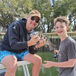 Daddy and son fishing day! 
