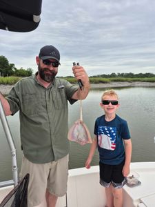 Two anglers fishing on Hilton Head Island