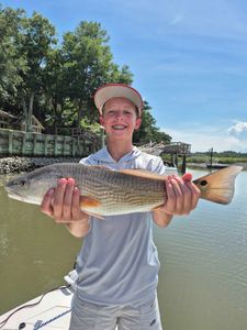 Redfish caught while fishing on Hilton Head Island