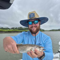 A person fishing at Hilton Head Island