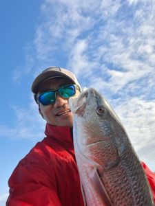 One fishing rod at Hilton Head Island
