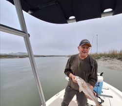 A lone angler fishing on Hilton Head Island